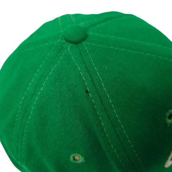 Boston Celtics Script Cap Vtg 90s READ Moth Holes Snapback Sports Specialties - Picture 10 of 16